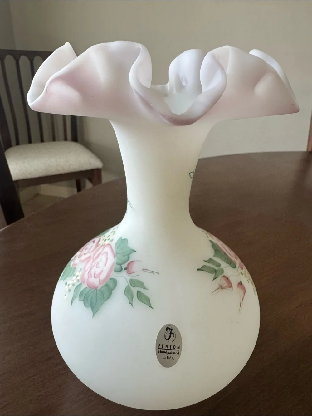 Fenton white satin